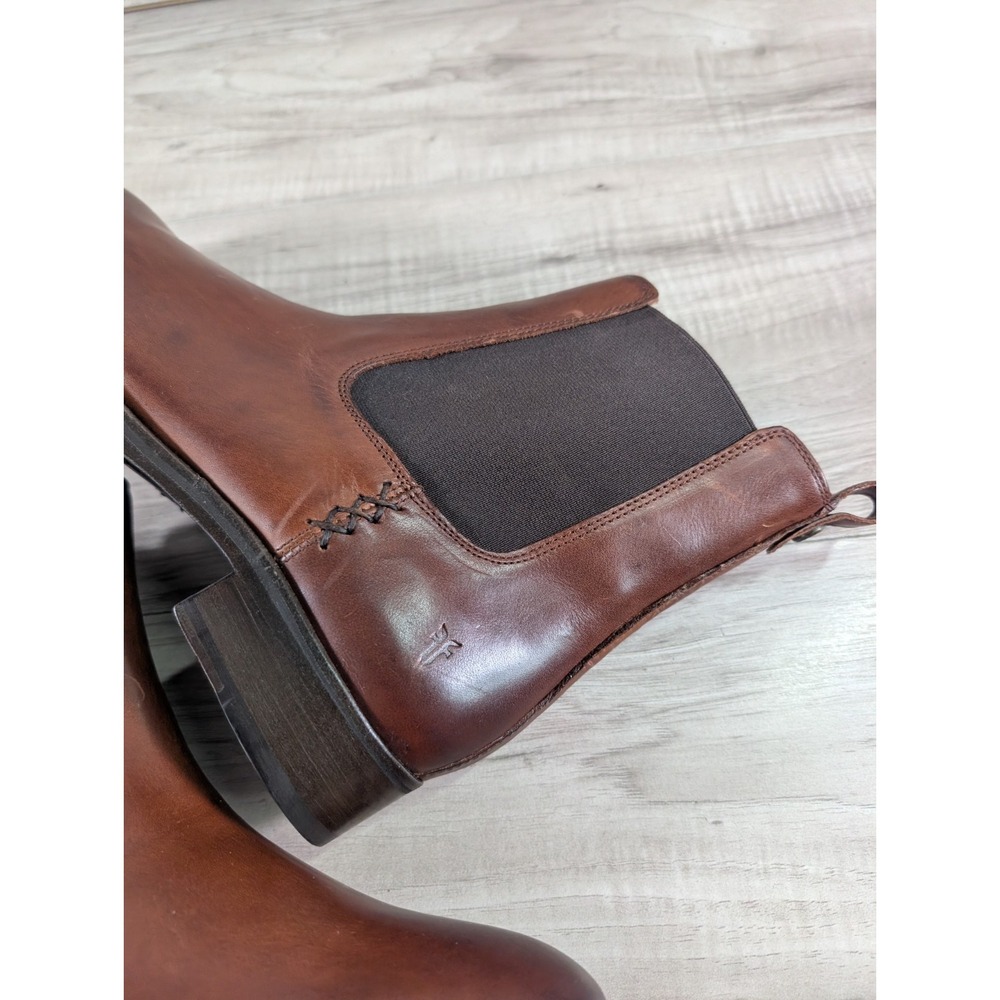 Frye Women's Melissa Double Sole Chelsea Boots Brown Size 9 B - Picture 8 of 15